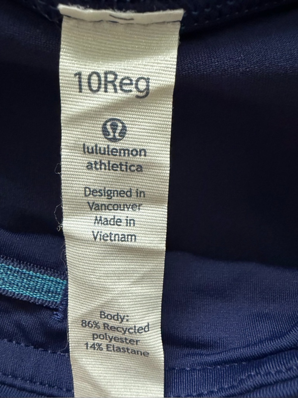 Lululemon  Pace Rival Skirt II (Regular)
Seven Wonders Multi / Hero Blue Size 10 - Picture 8 of 9
